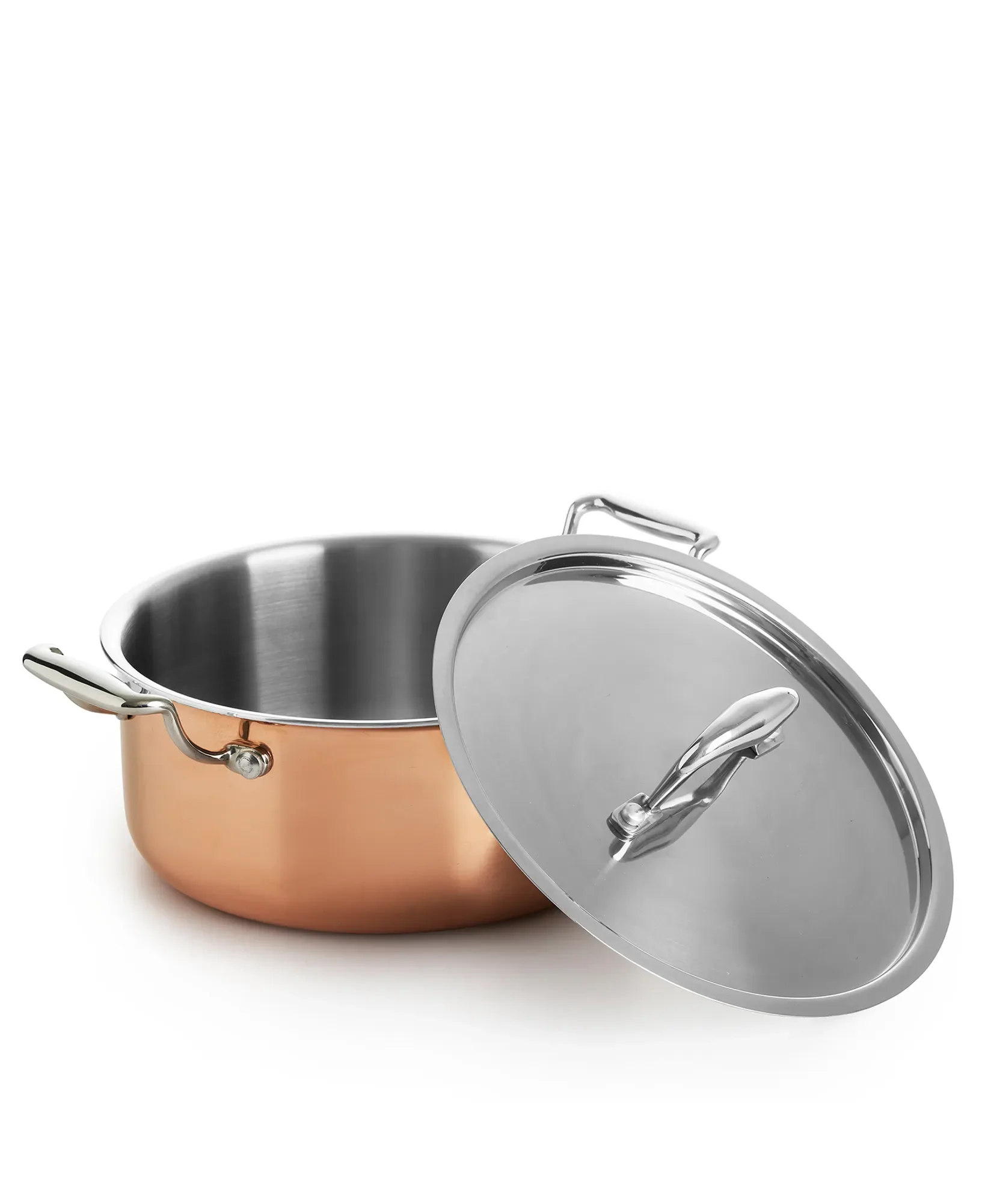 Jernverket koppargryta med lock 22 cm