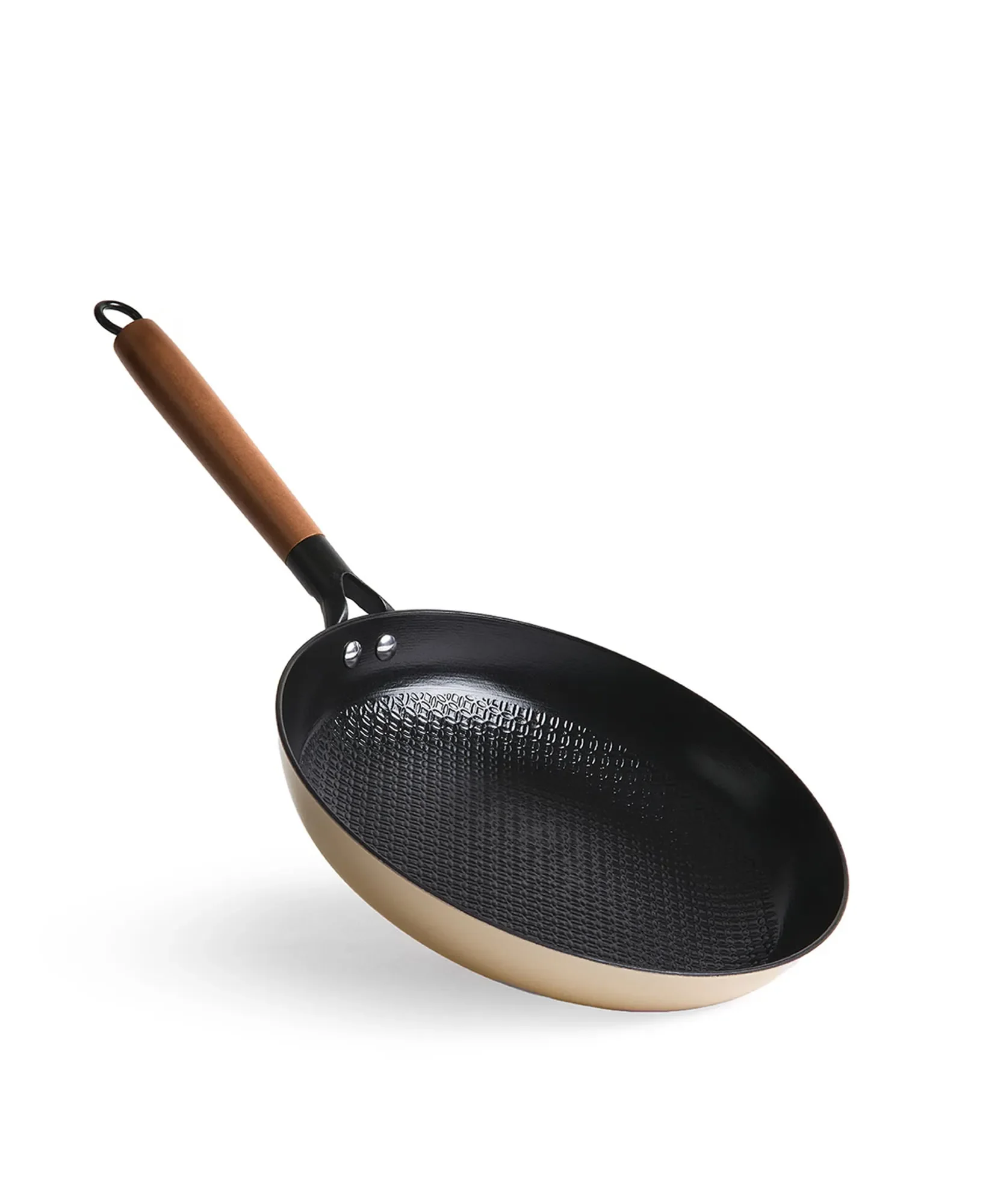 Jernverkets stekpanna i lättviktsgjutjärn 28 cm - Creme Vit